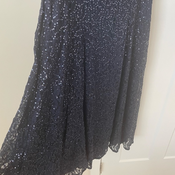 NWT SLNY Sequin Lace Midi Dress - Picture 7 of 10